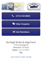 Mobile Screenshot of burleighbrake.com